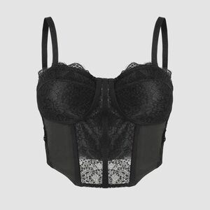 Cider Black Lace Bustier